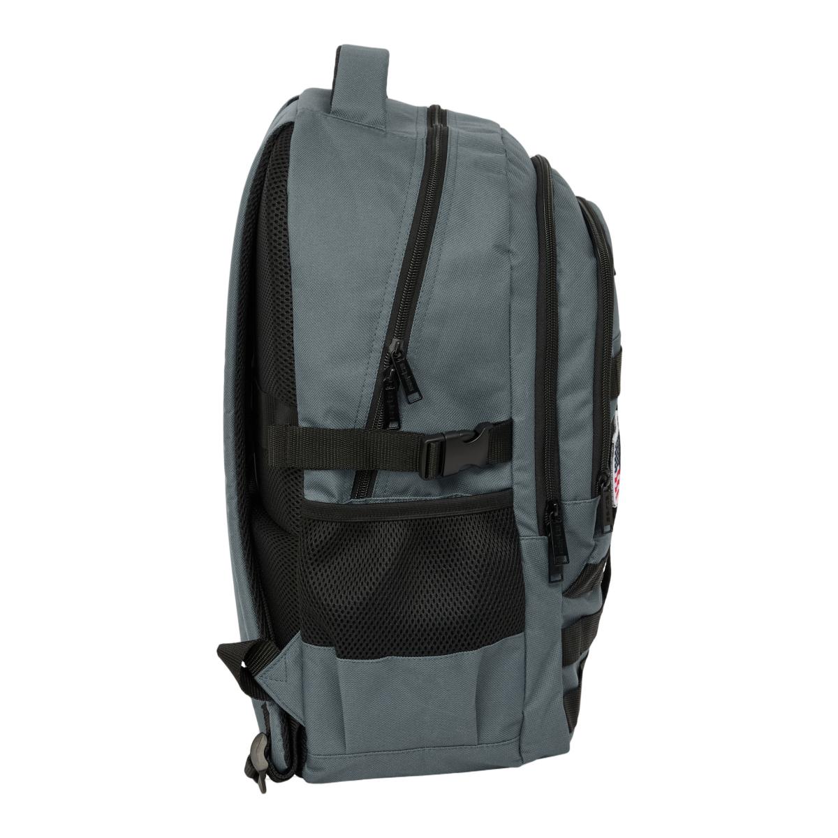 Mochila Cross Dupla Safta - Carbon Cinzento-3