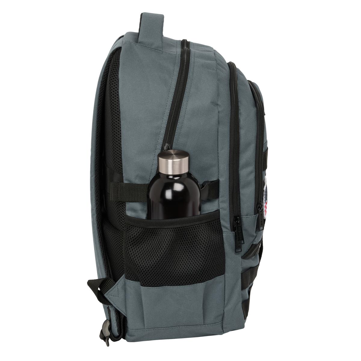 Mochila Cross Dupla Safta - Carbon Cinzento-6