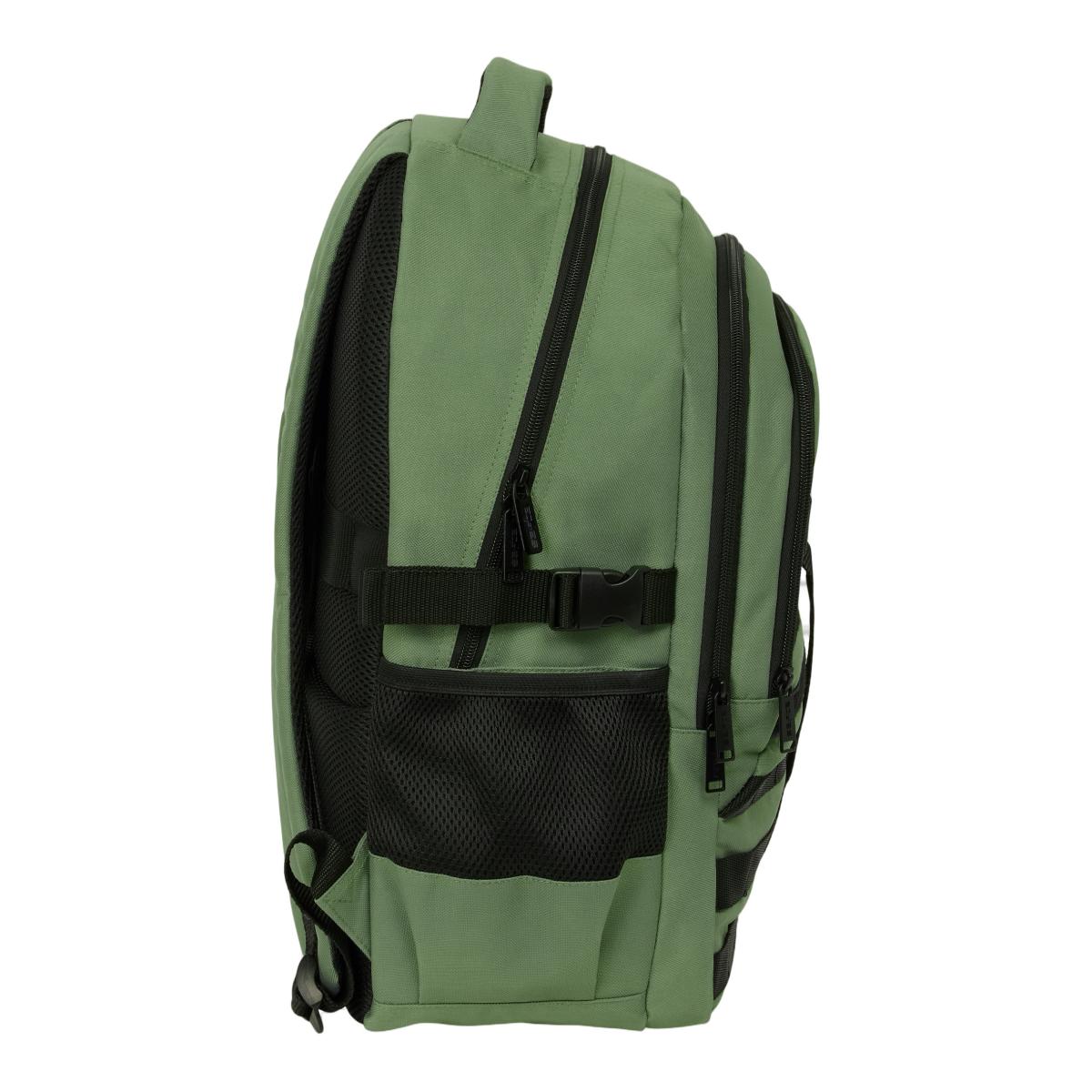 Mochila Cross Dupla Safta - Verde Camo Verde-3