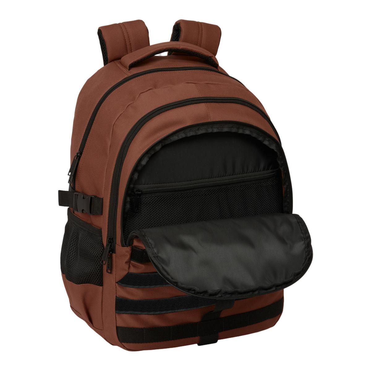 Mochila Cross Dupla Safta - Chocolate Chocolate-4