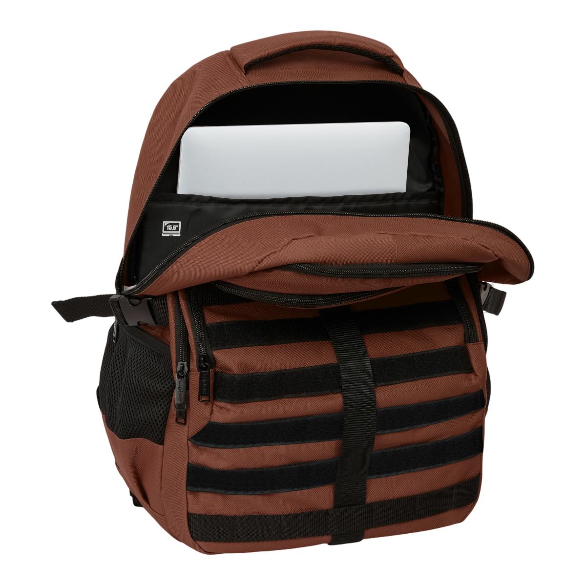 Mochila Cross Dupla Safta - Chocolate Chocolate-5