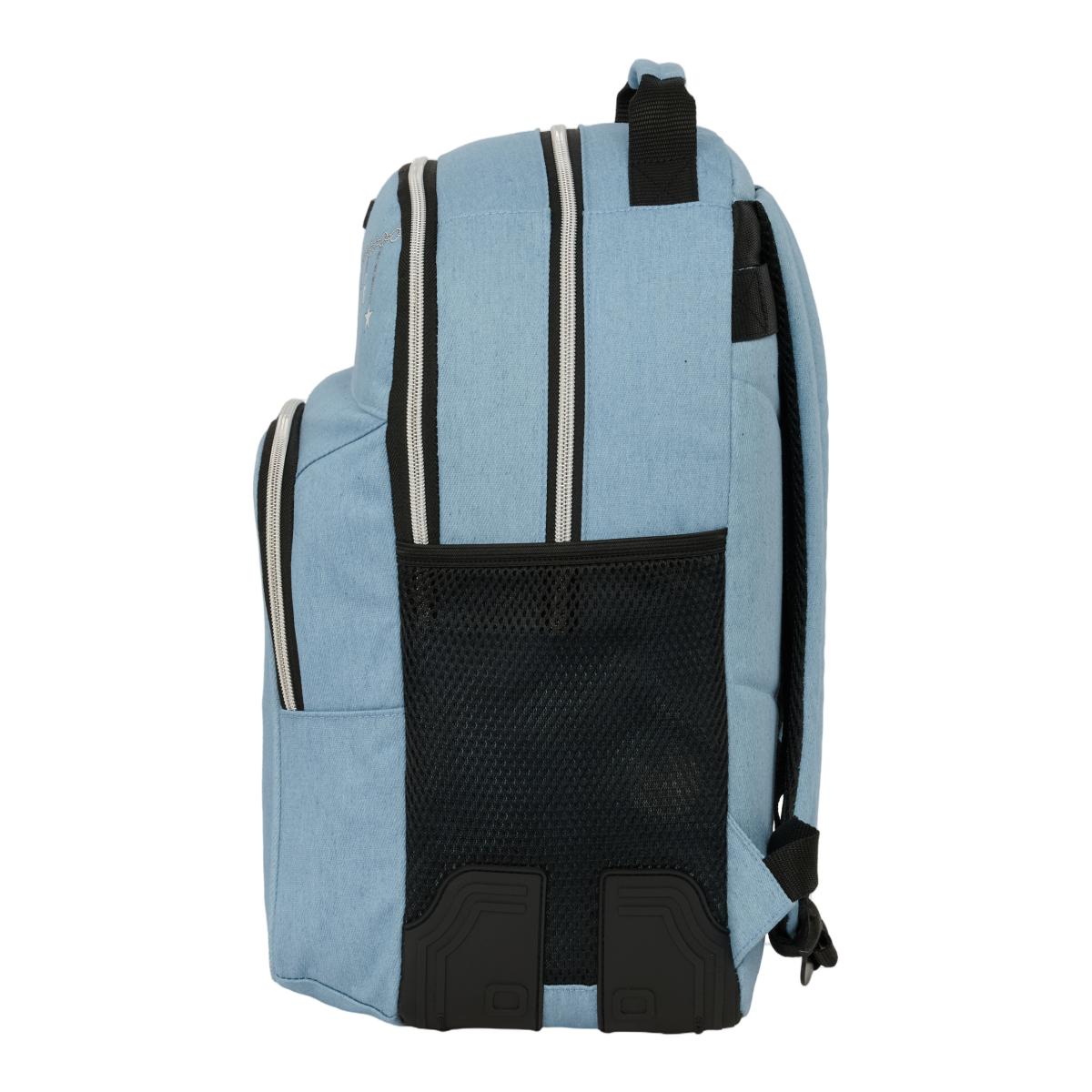 Mochila Dupla com Rebordos Adaptável a Trolley K-Pop Demon Hunters - Azul Ganga Azul-3
