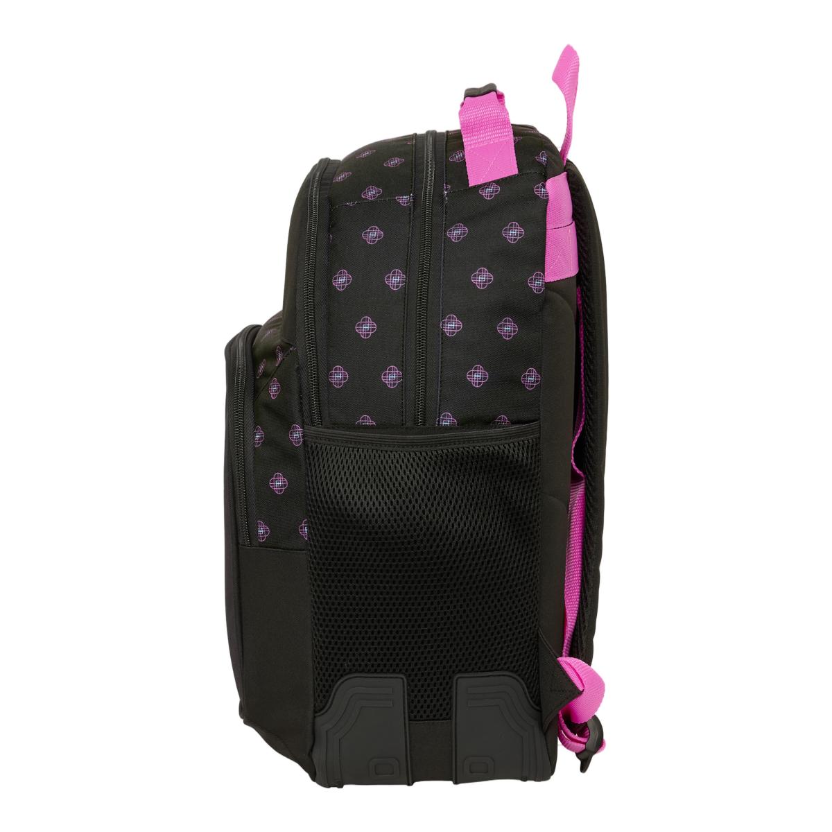 Mochila Dupla com Estrutura Adaptável a Trolley K-Pop Demon Hunters - Preto e Rosa Preto / Rosa-3