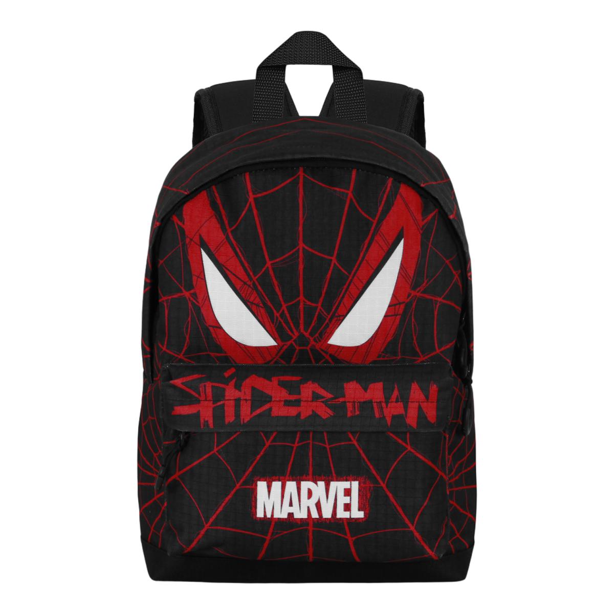 Mochila Pequena Hs Fan Spiderman Vision Marvel Karactermania - Preto Preto-2