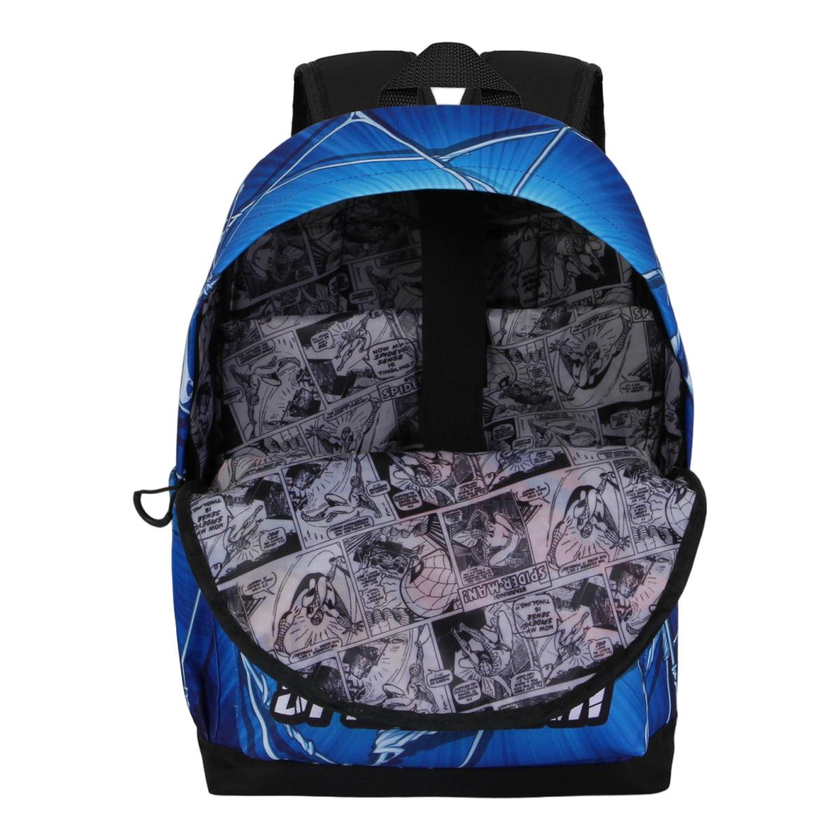 Mochila Hs Fan 3.0 Spiderman Skills Marvel Karactermania - Preto Preto-4