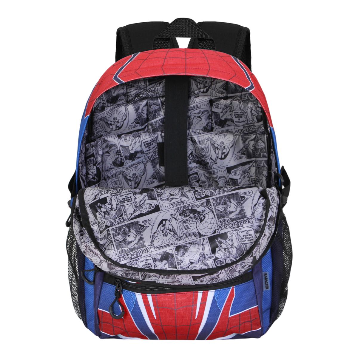 Mochila Fight Fan 2.2 Spiderman Waist Marvel Karactermania - Vermelho Vermelho-4