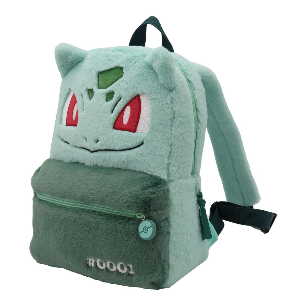 Mochila Funcional Peluche Pokémon Bulbasaur CyP Brands - Verde Verde-2