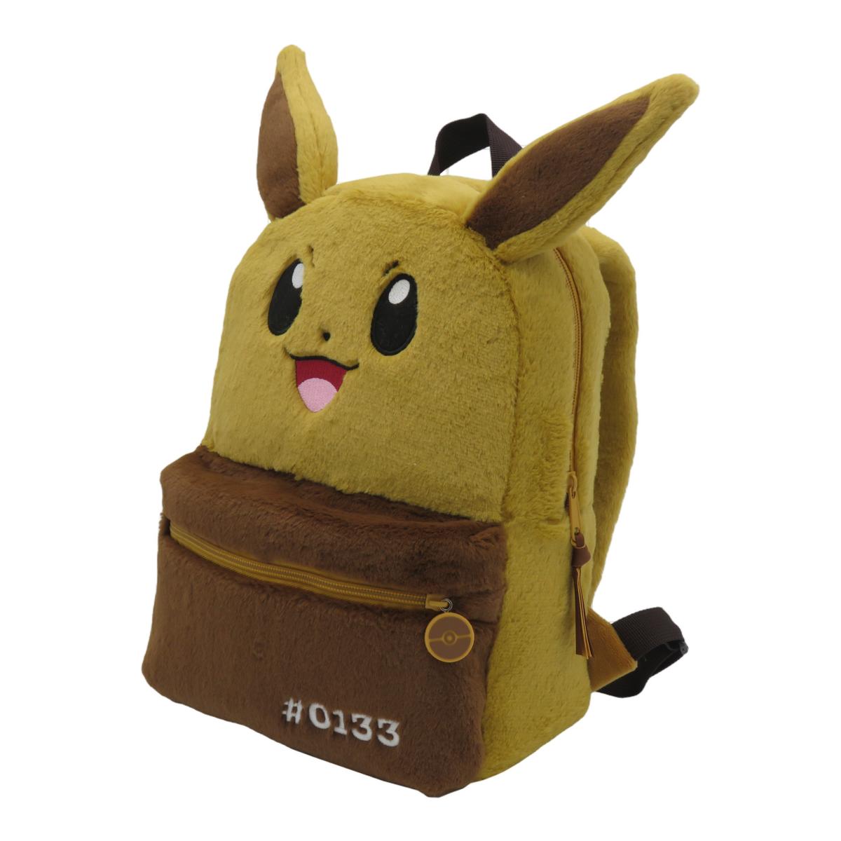 Mochila Funcional Peluche Pokémon Eevee CyP Brands - Castanho Castanho-4