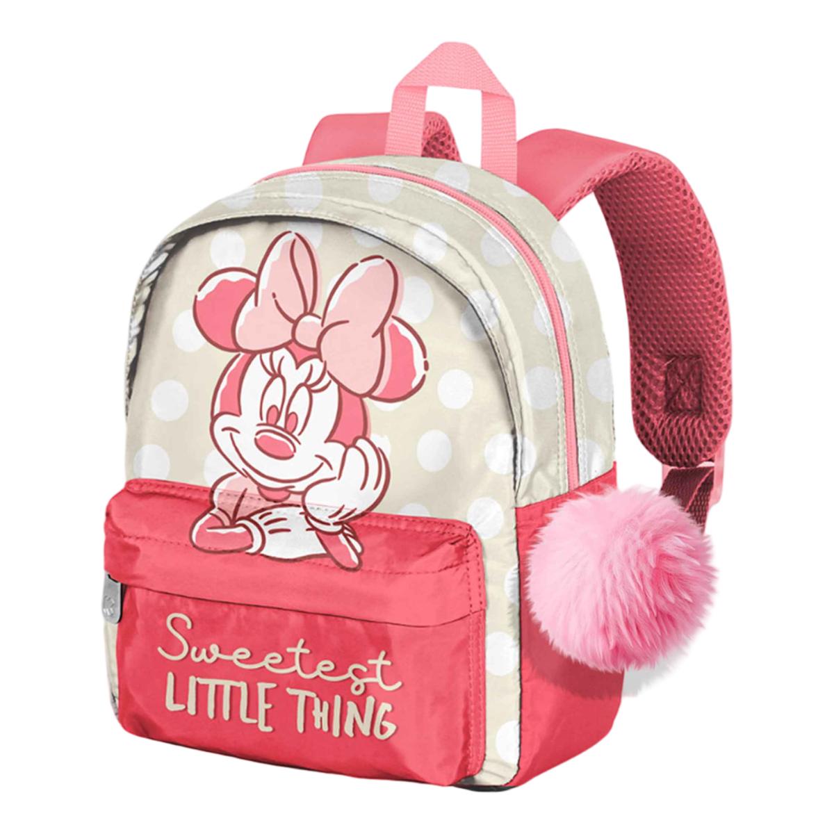 Imagem 0 de Mochila Joy + Acessório Minnie Mouse Sweetest Disney Karactermania - Vermelho