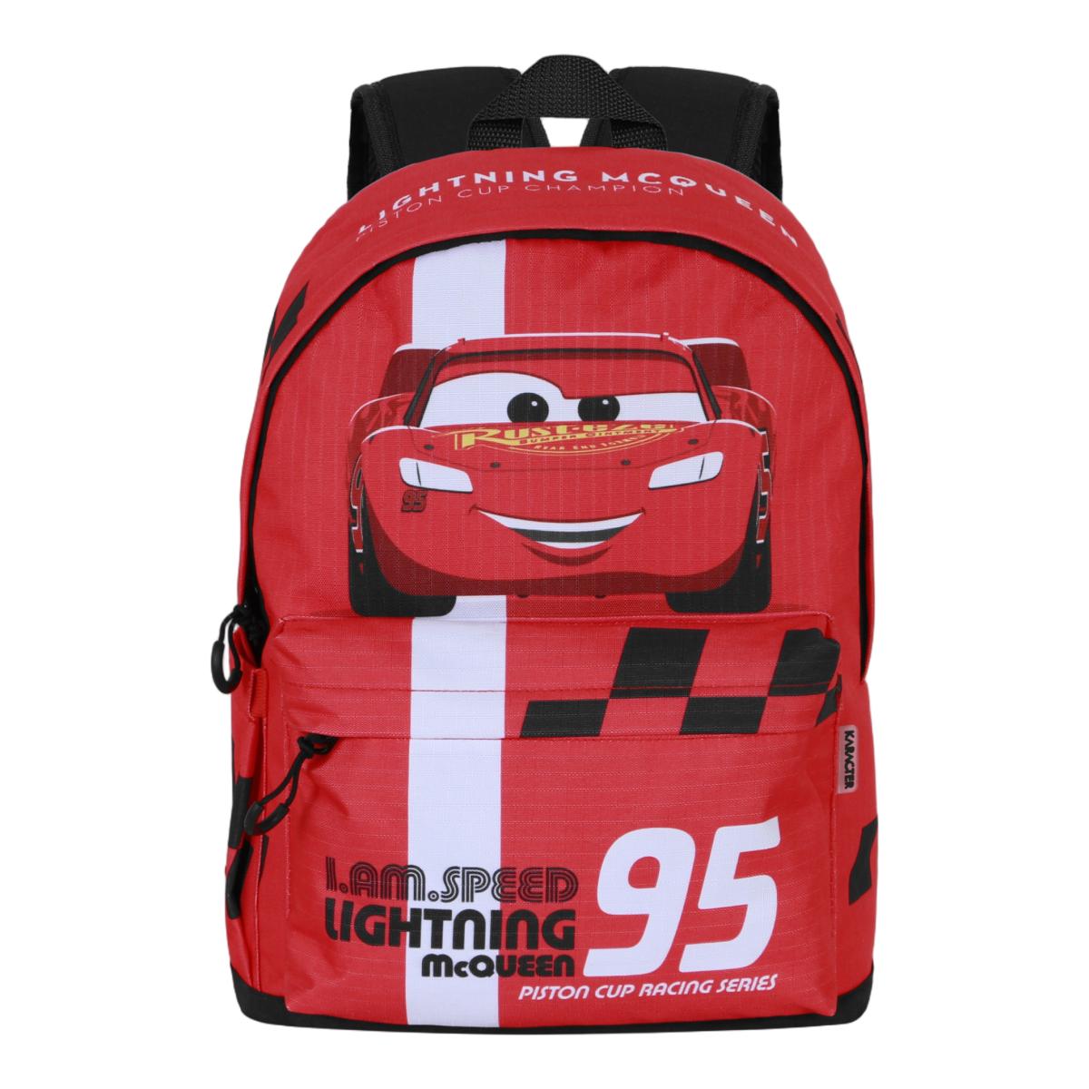 Mochila Pequena Hs Fan Cars 3 Speed Disney Karactermania - Vermelho Vermelho-2
