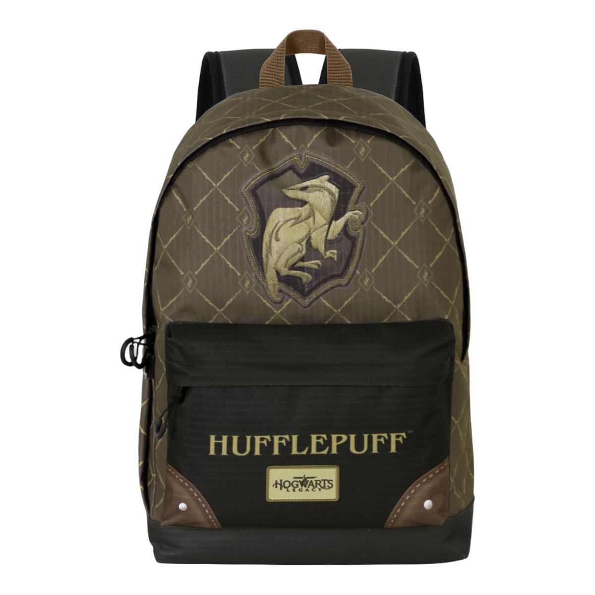 Mochila Hs Fan 2.2 Harry Potter Legacy Hufflepuff Warner Karactermania - Castanho Castanho-2