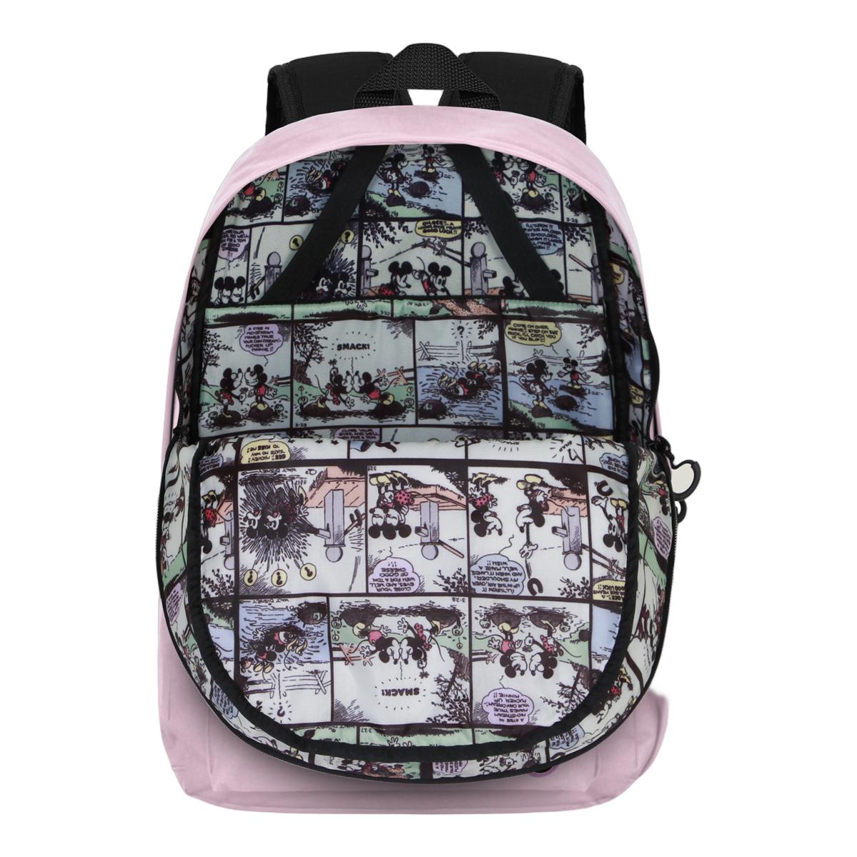Mochila Block Minnie Mouse Morandi Disney Karactermania - Rosa Rosa-4