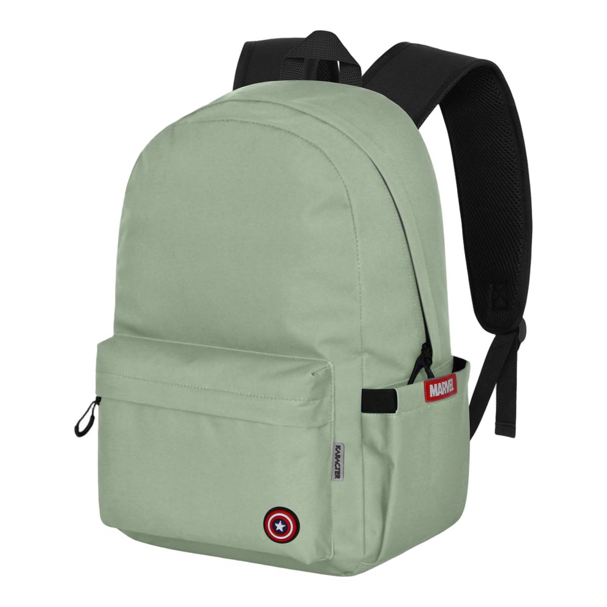 Imagem 0 de Mochila Block Capitán América Morandi Marvel Karactermania - Cinzento