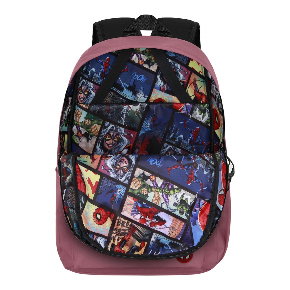 Mochila Block Spiderman Morandi Marvel Karactermania - Vermelho Vermelho-4