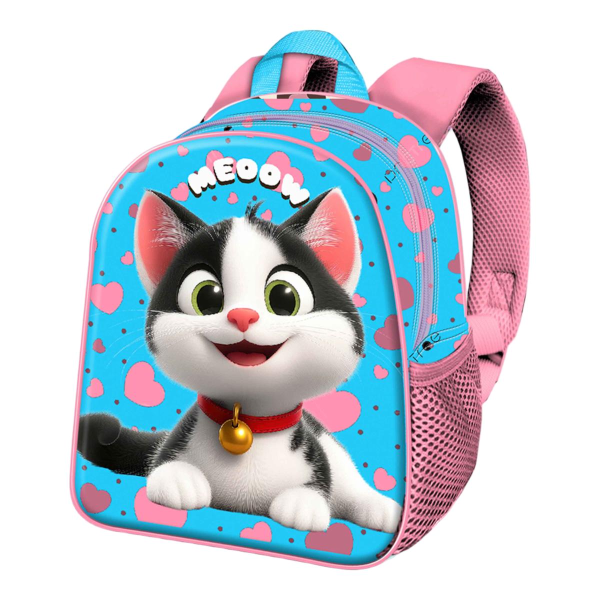 Imagem 0 de Mochila 3D Elite Karactermania Meoow Krm Karactermania - Azul