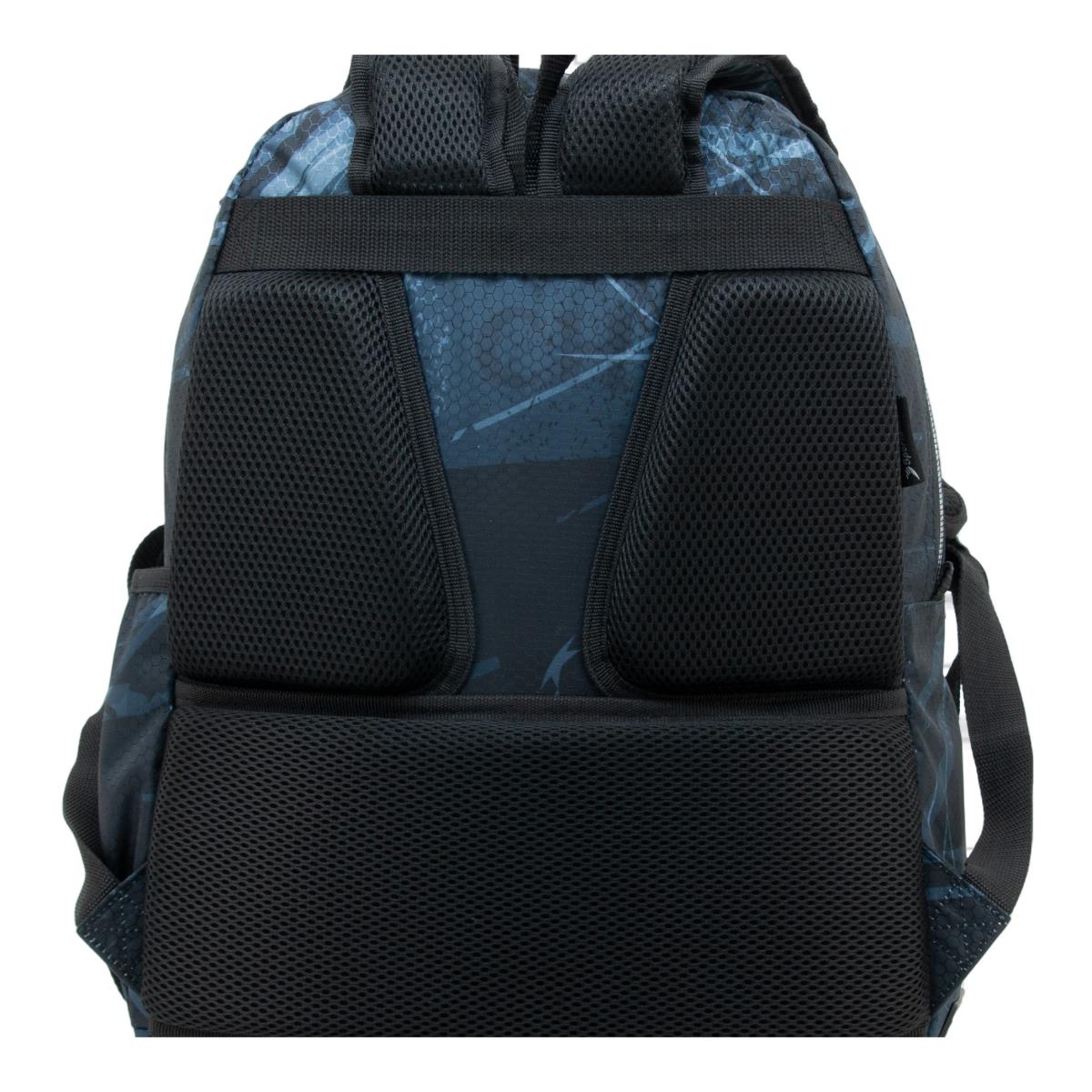 Mochila ST doble cuerpo con bases reforzadas Silver Champions League negro y azul Negro-4