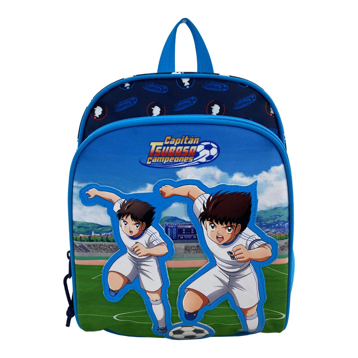 Imagem 0 de Mochila Eva 3D 32 cm Capitan Tsubasa CyP Brands Azul Multicolor