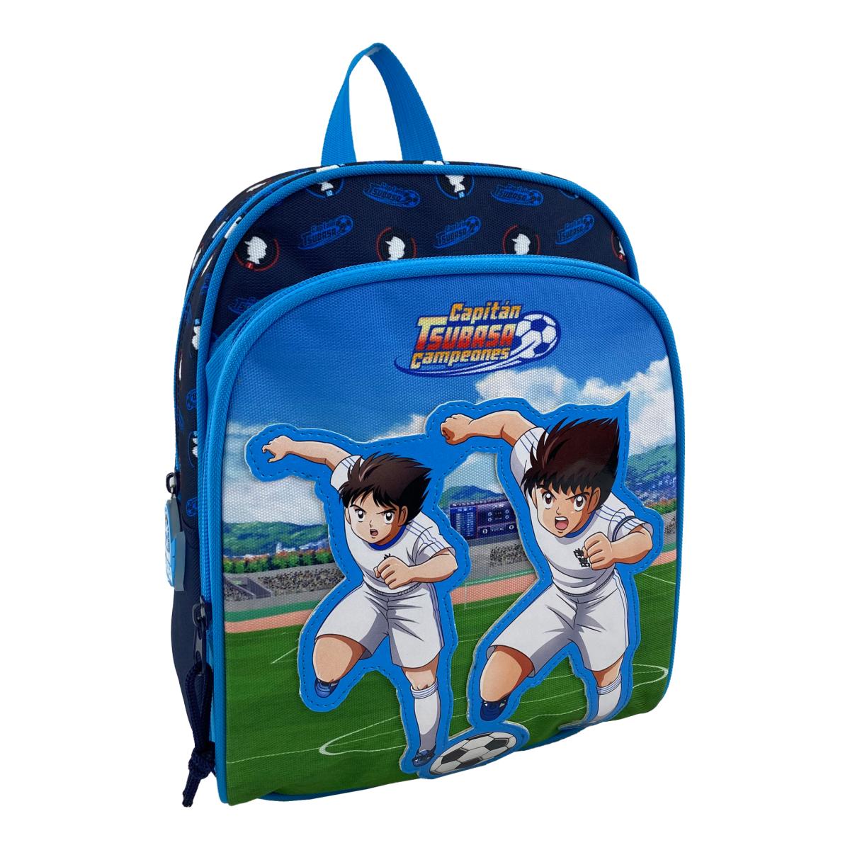 Mochila Eva 3D 32 cm Capitan Tsubasa CyP Brands Azul Multicolor Azul / Multicolor-2