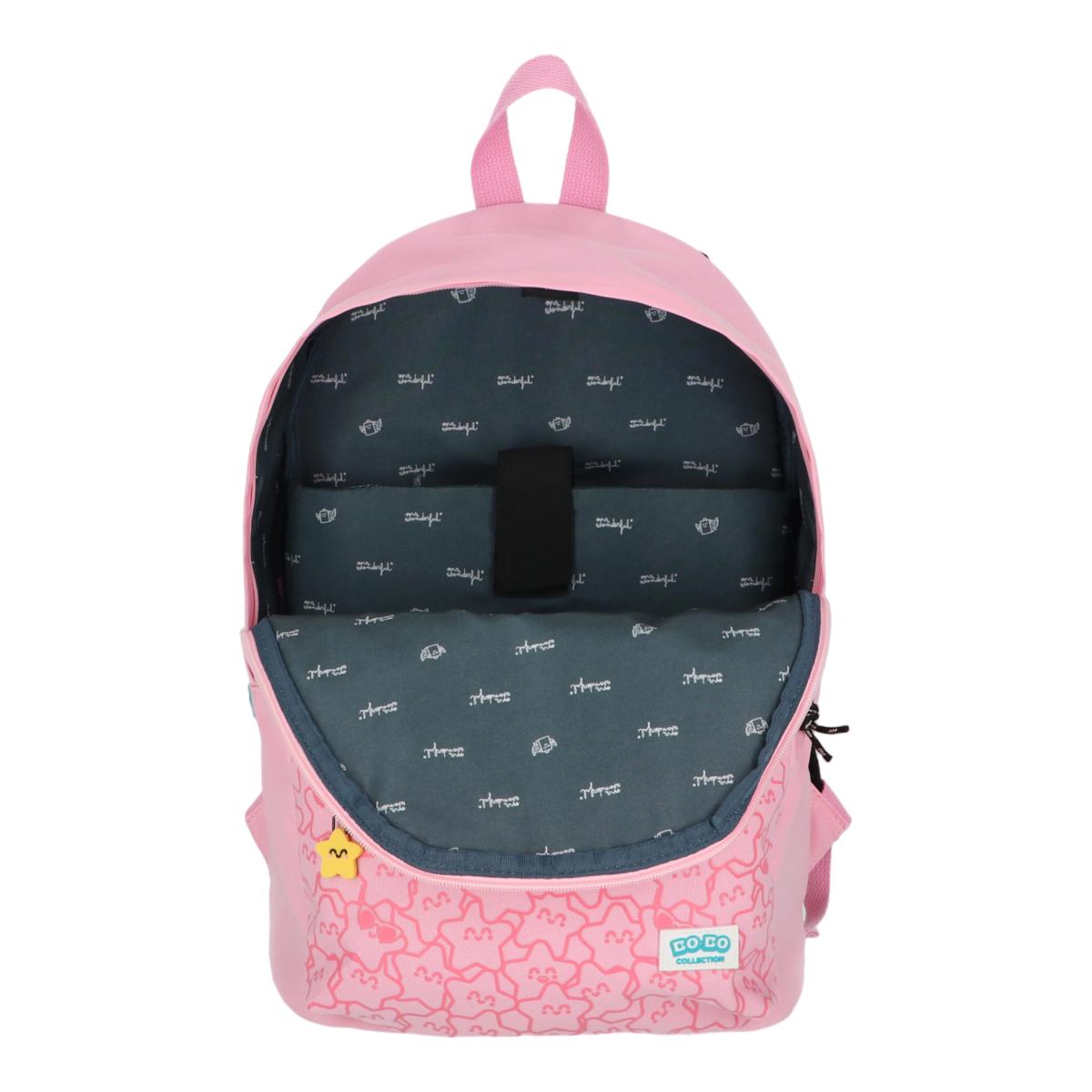 Mochila Mr Wonderful: Bo-Bo Estrella Rosa-4
