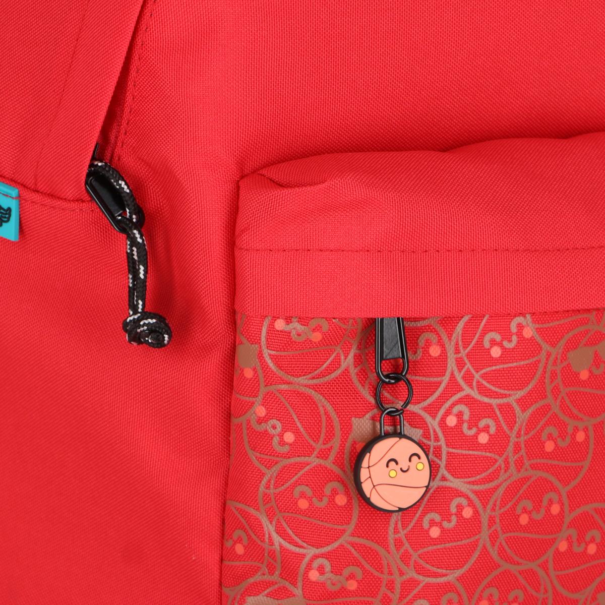 Mochila Mr Wonderful: Bo-Bo Baloncesto Rojo-10