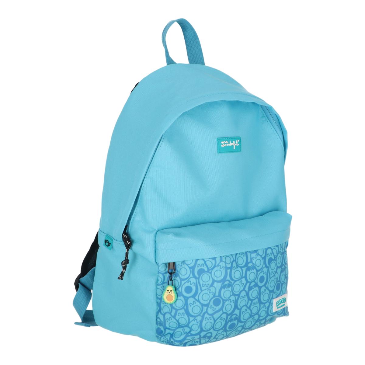 Mochila Mr Wonderful: Bo-Bo Aguacate Azul-2