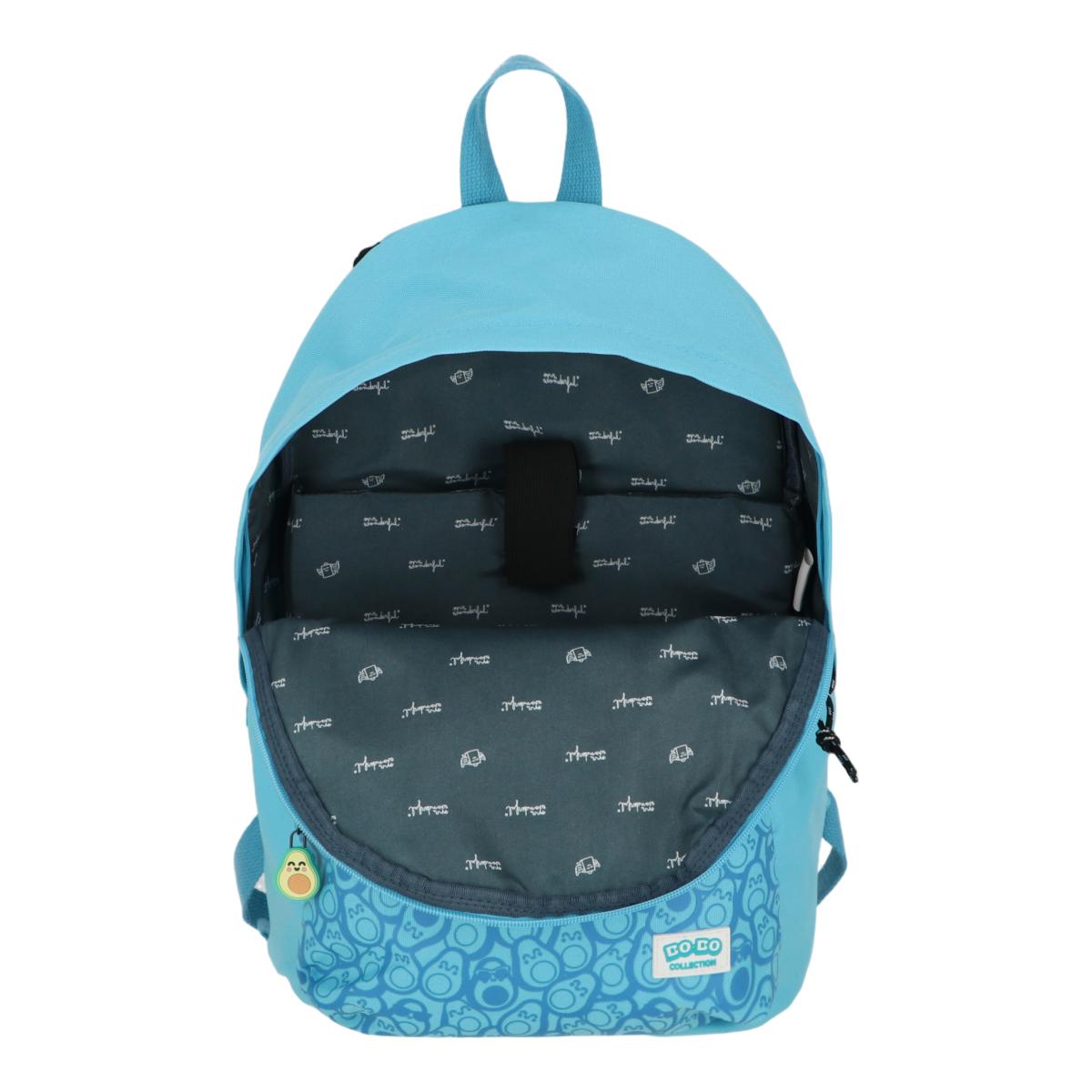 Mochila Mr Wonderful: Bo-Bo Aguacate Azul-4
