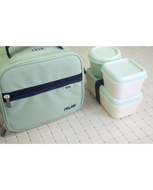 Mala Isotérmica Porta-Alimentos com 3 Recipientes Série 1918 3,5 L - Verde Verde-3