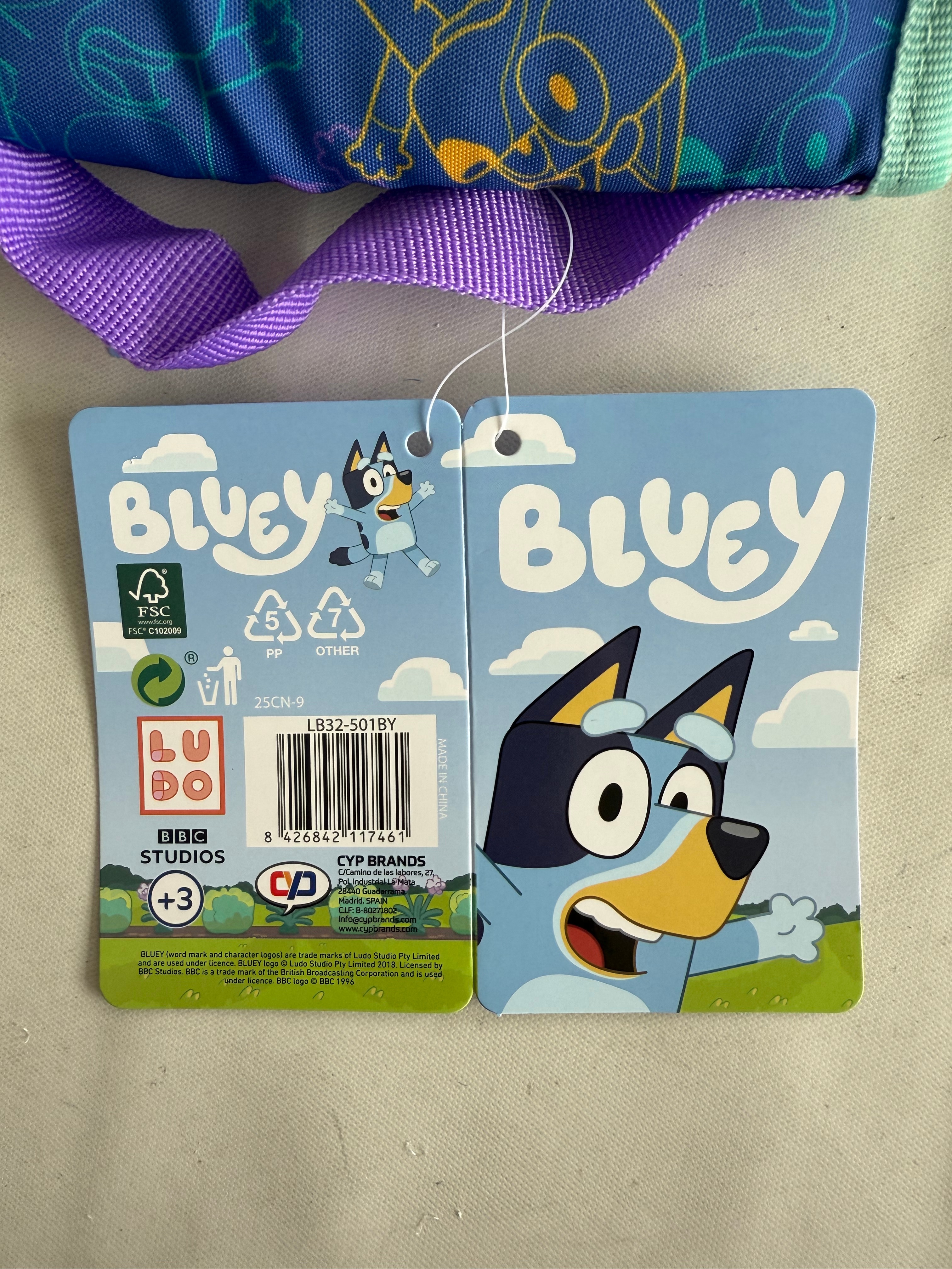Lancheira Bluey Stickers CyP Brands Multicolor Multicolor-6