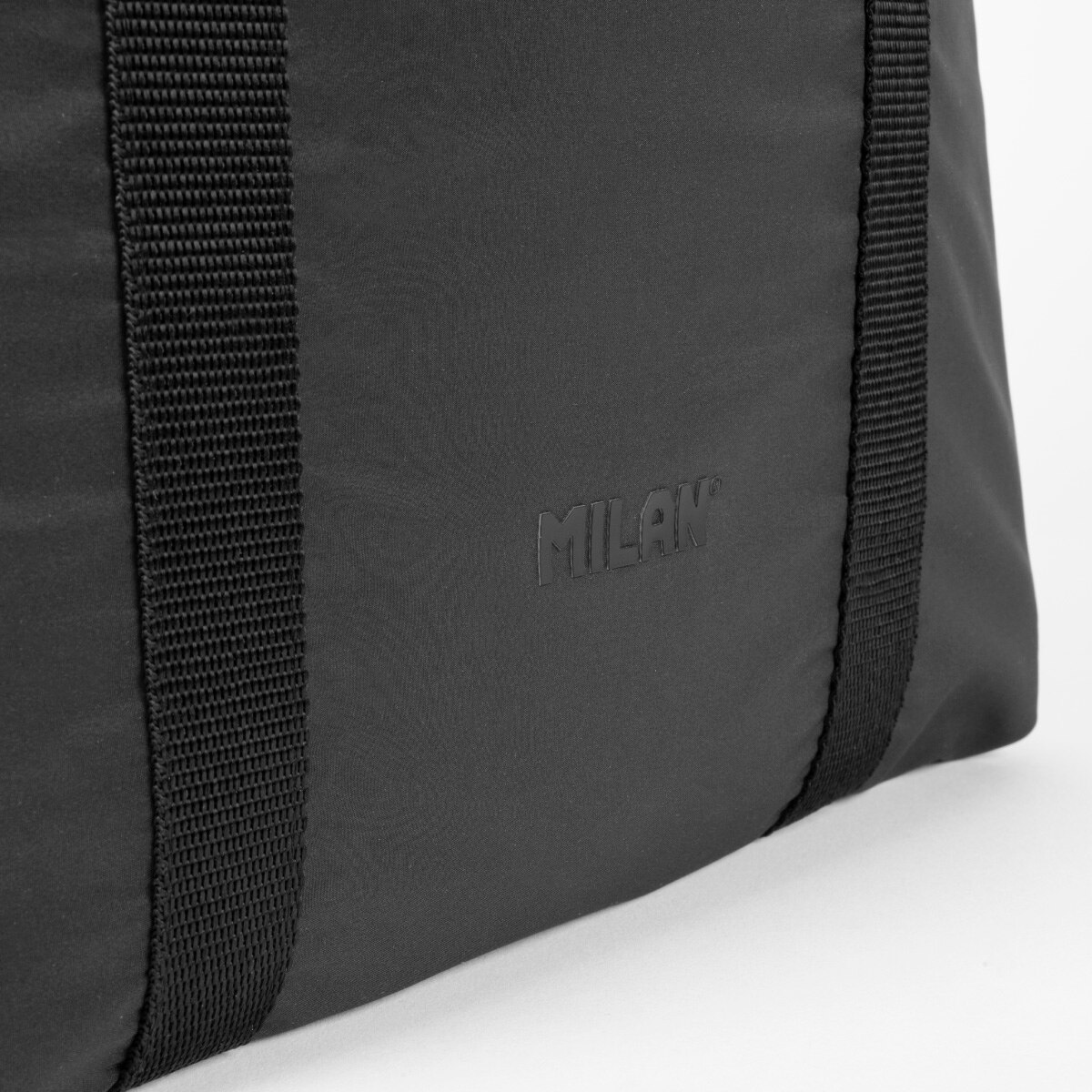 Bolso tote bag serie shadow, MILAN, negro 5