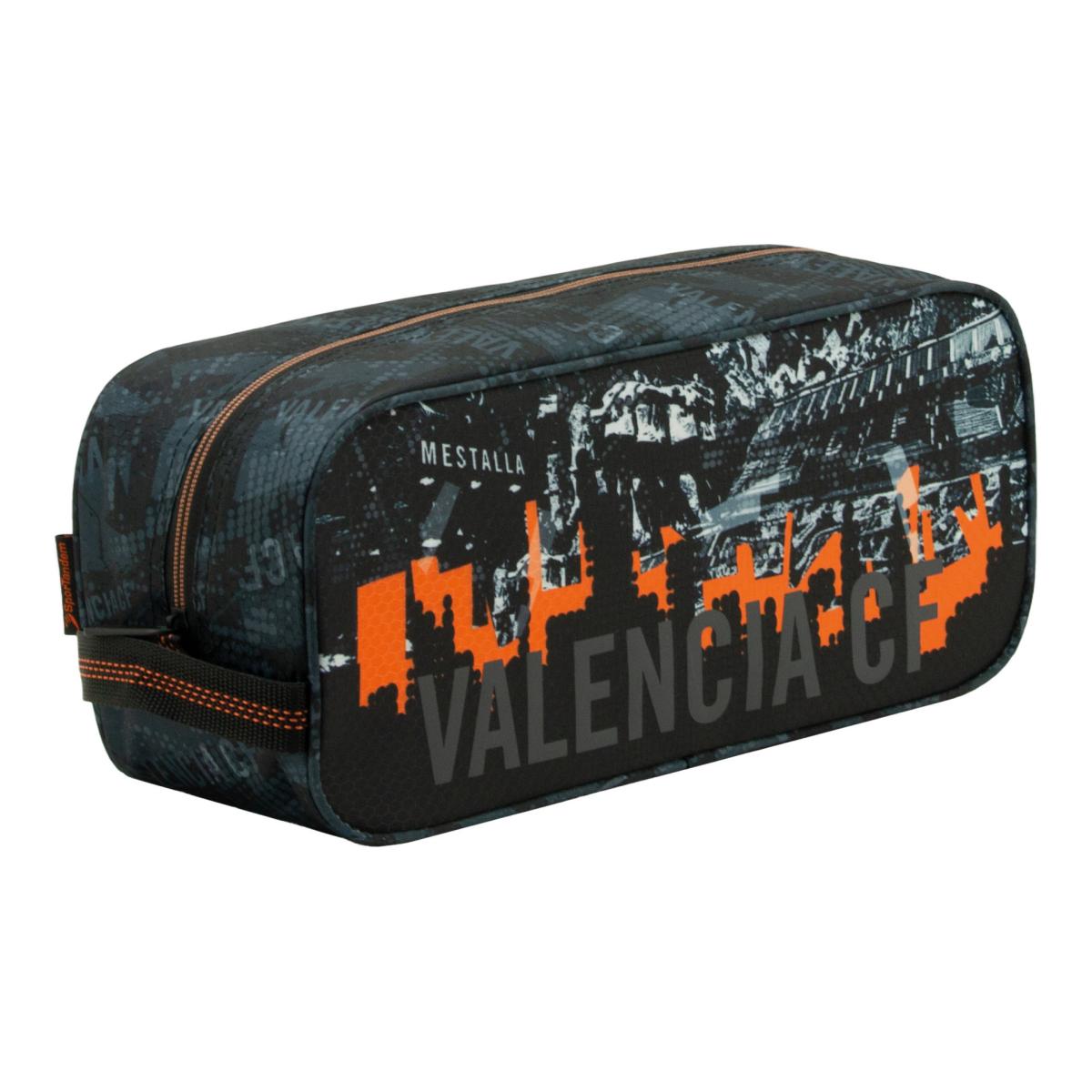Imagem 0 de Necessaire para Sapatilhas Adaptado al Tamanho das Sapatilhas de Desporto 2026 Valencia CF Sportandem Preto e Laranja