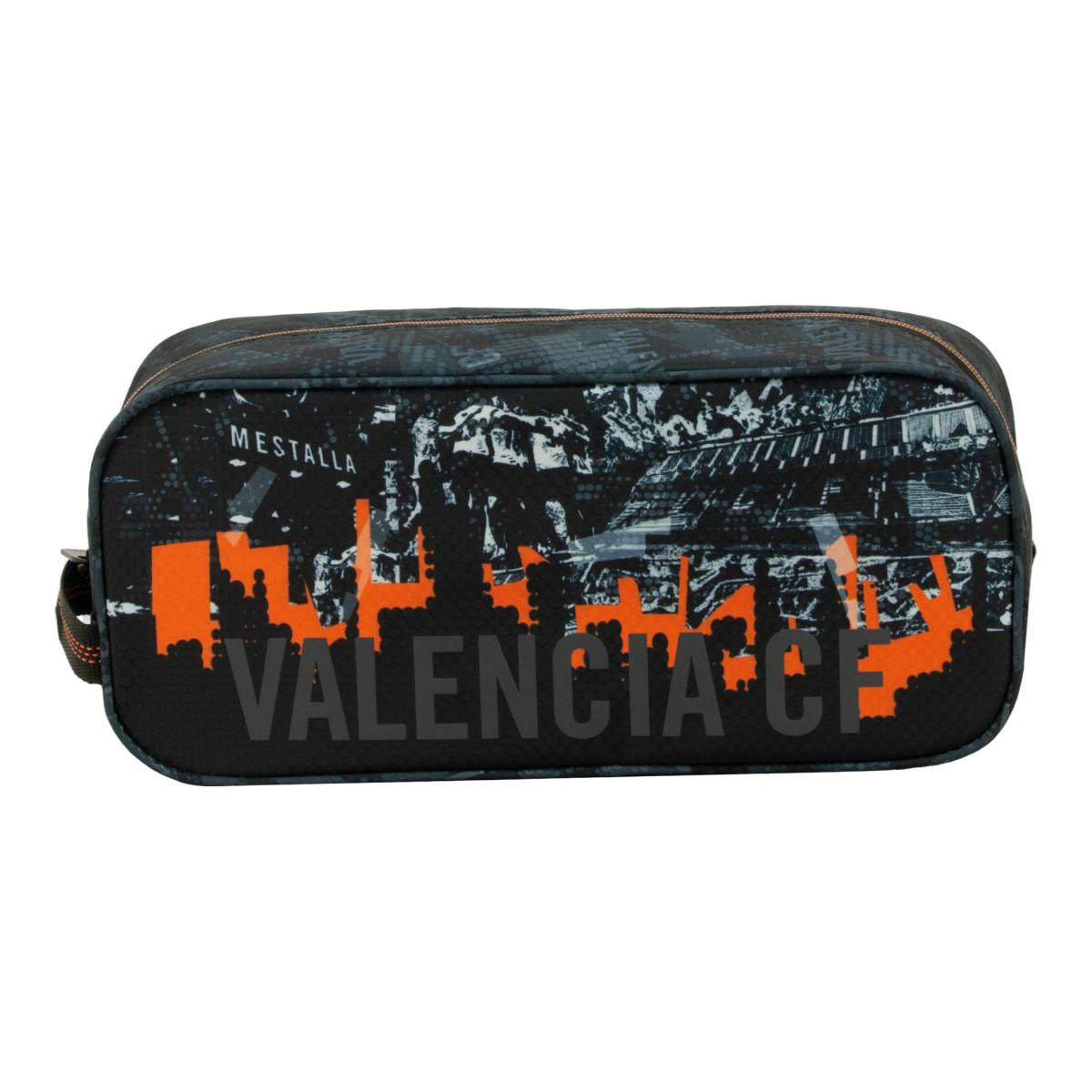 Necessaire para Sapatilhas Adaptado al Tamanho das Sapatilhas de Desporto 2026 Valencia CF Sportandem Preto e Laranja Preto / Laranja-4