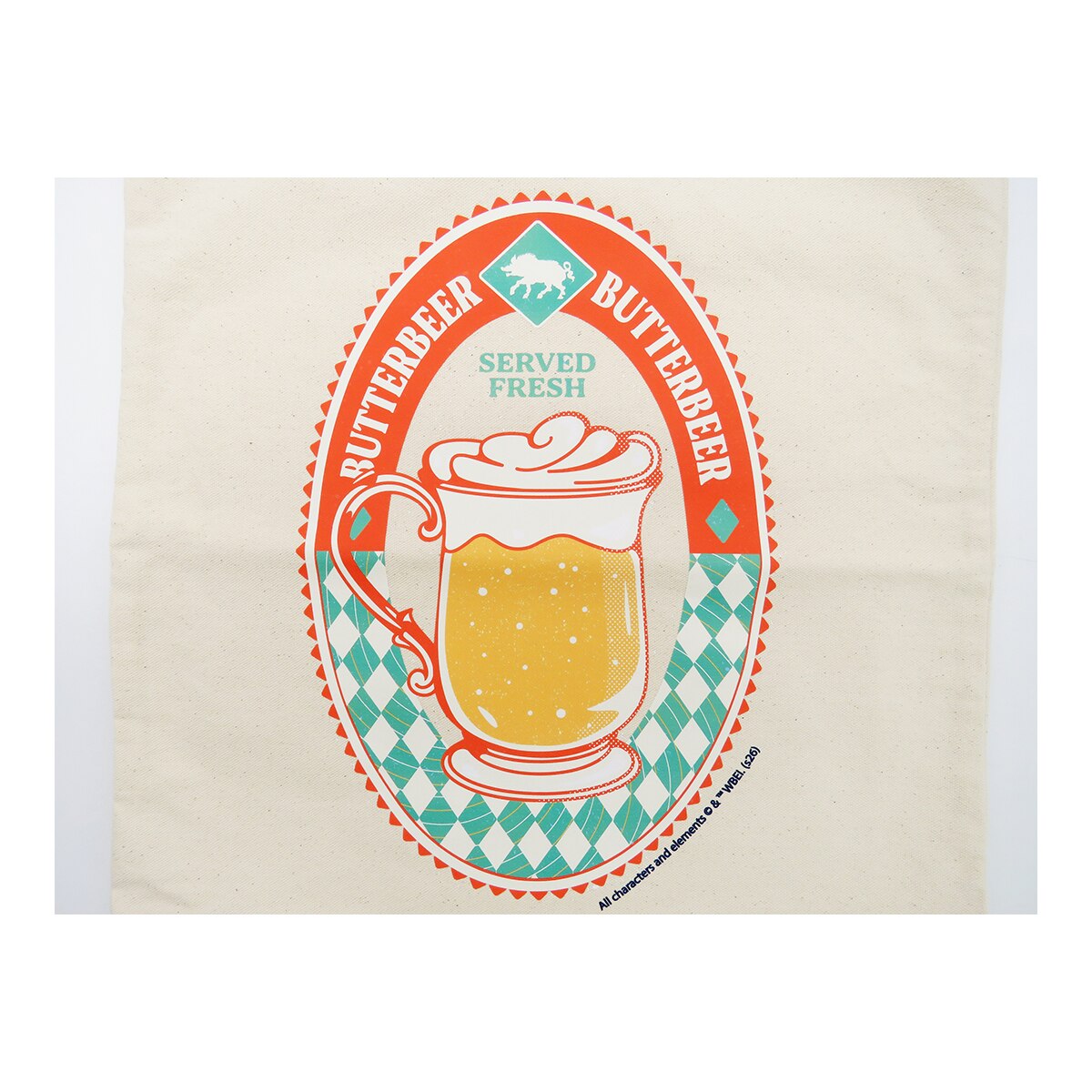 Bolsa tote bag algodão Butterbeer Harry Potter CyP Brands Bege Multicolor Bege / Multicolor-3