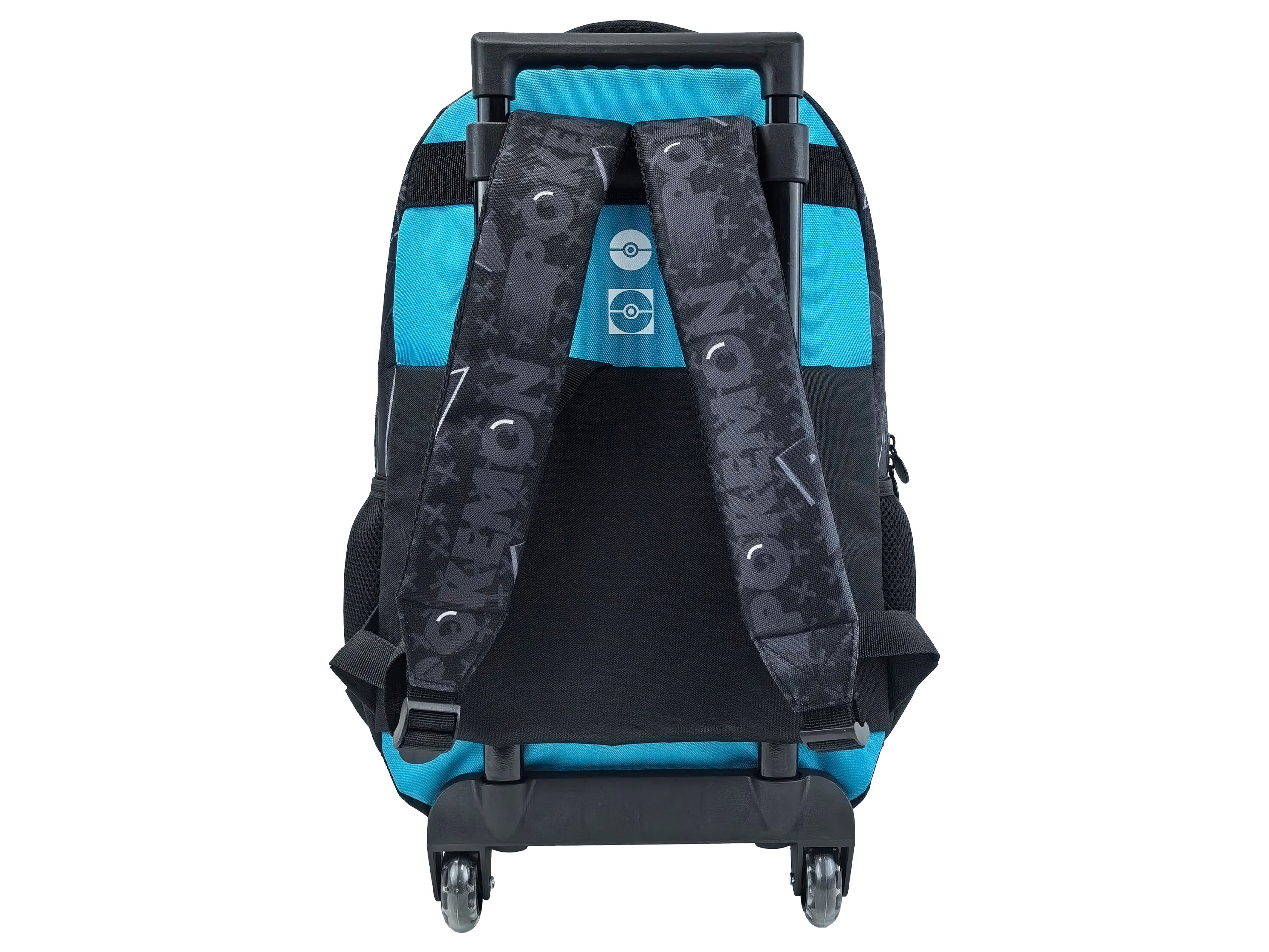 Mochila escolar con trolley compacto Pokémon Geo CyP Brands negro multicolor Negro-4