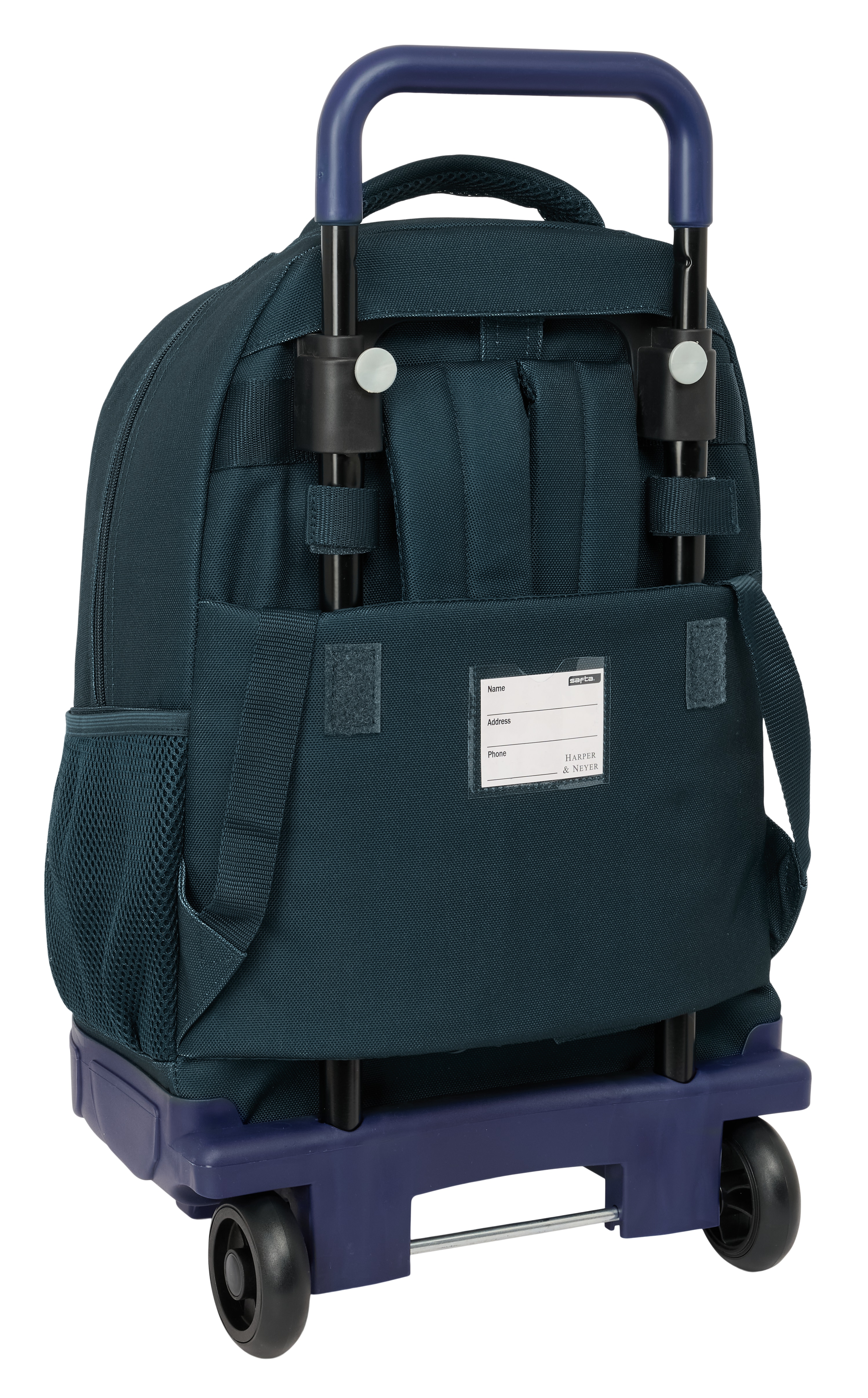 Mochila grande con ruedas compact extraible Harper & Neyer azul marino 2