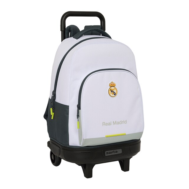Imagen 0 de Mochila grande con ruedas compact extraible Real Madrid 1ª Equipacion 25/26 blanca