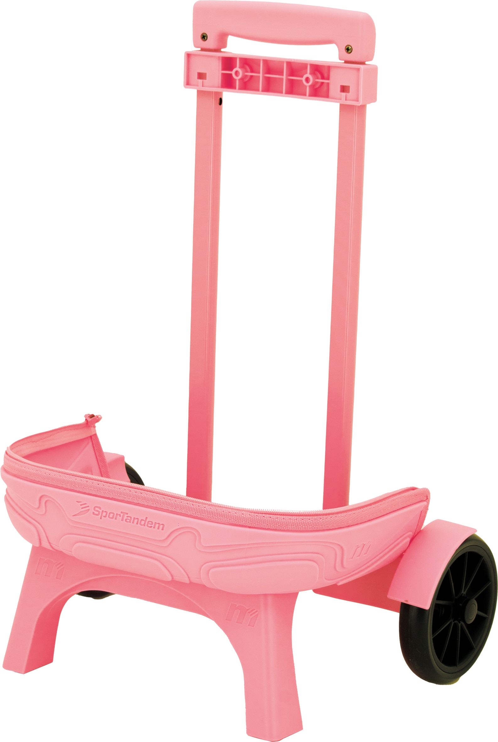 Carro desmontable premium con ruedas silenciosas Wild Tandem azul y rosa 5