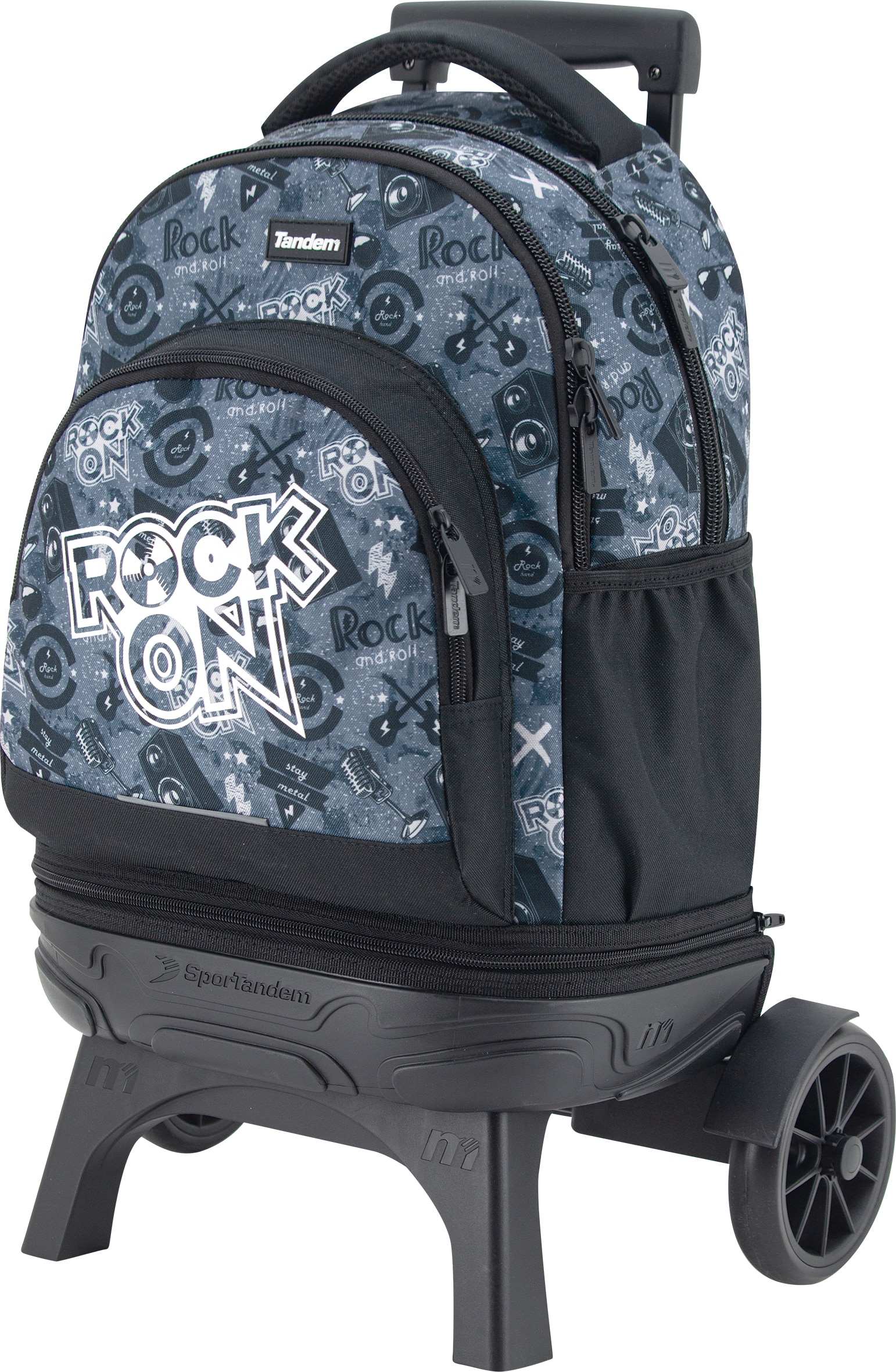 Imagem 0 de Trolley Desmontável Premium com Rodas Silenciosas Rock Tandem Azul e Preto
