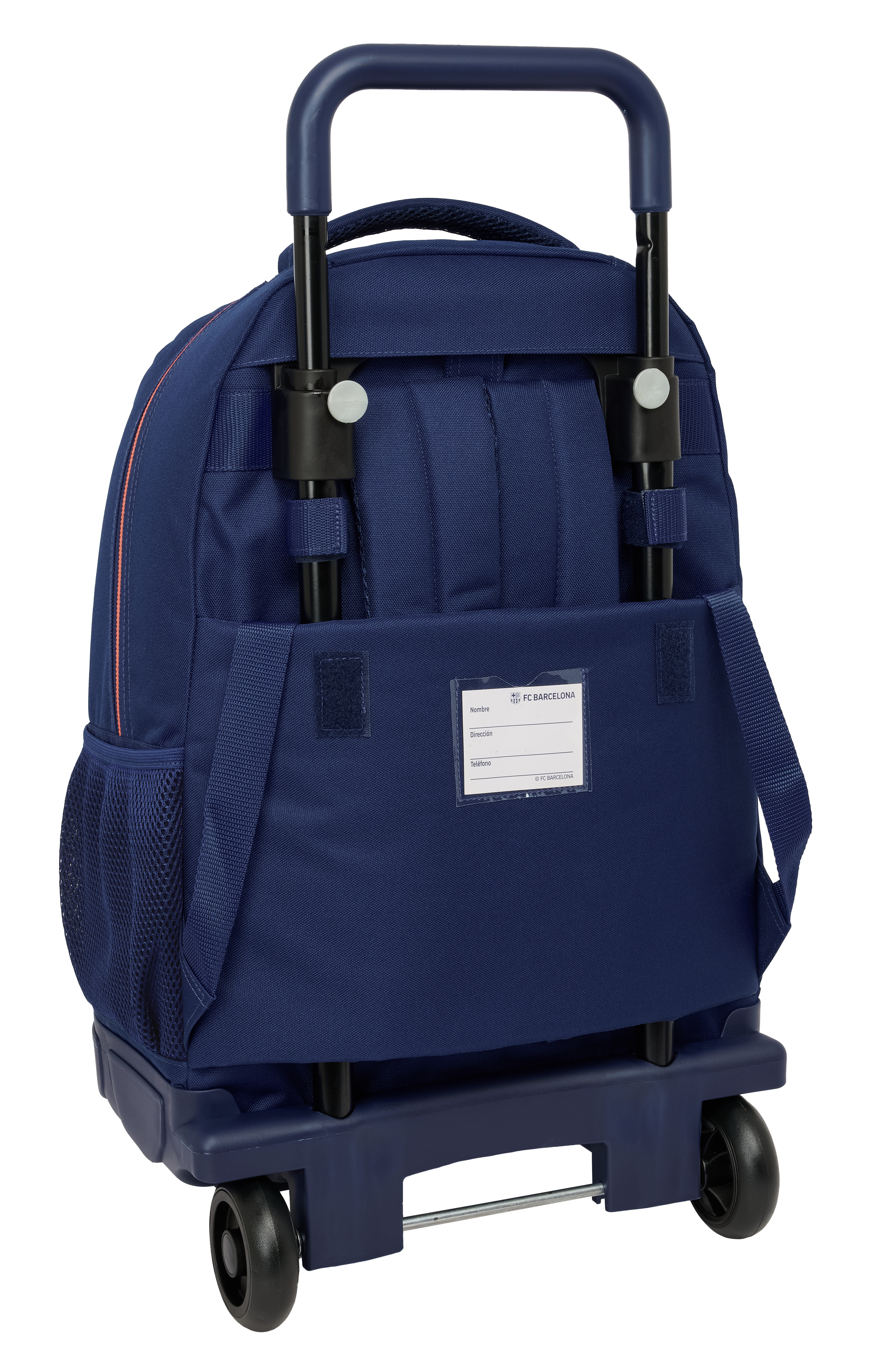 Mochila grande con ruedas compact extraible F.C. Barcelona azul marino Azul marino-2