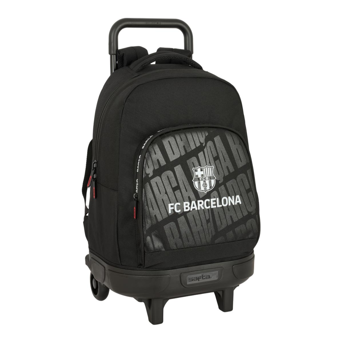 Imagem 0 de Mochila Grande com Rodas Compact Extraivel F.C. Barcelona Preto
