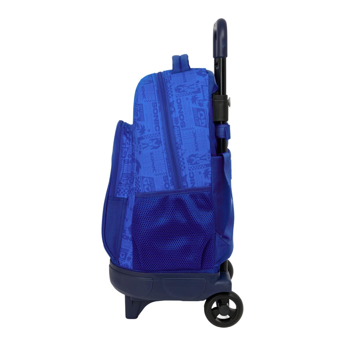 Mochila grande con ruedas compact extraible Sonic Safta azul Azul-3