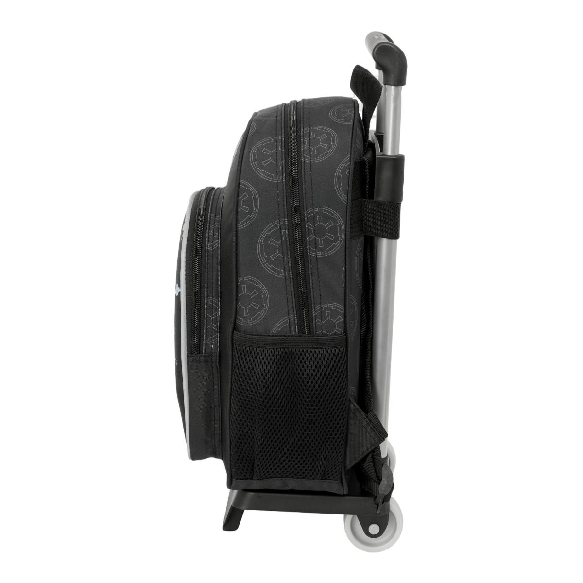 Mochila Infantil com Carro 705 Star Wars Safta - Preto Preto-3