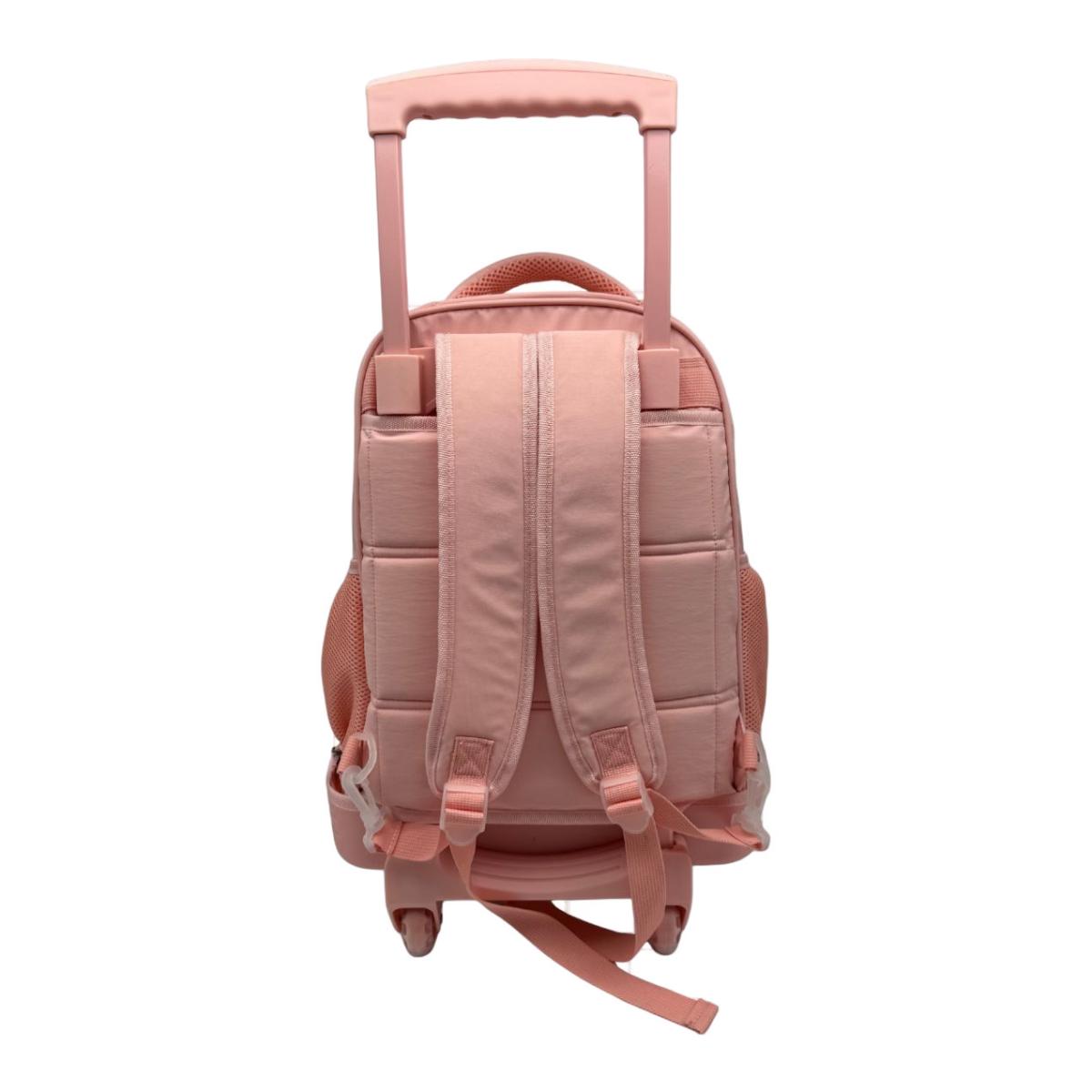Trolley fijo compacto doble cuerpo gran capacidad Blin Blin Love Toybags rosa Rosa-4