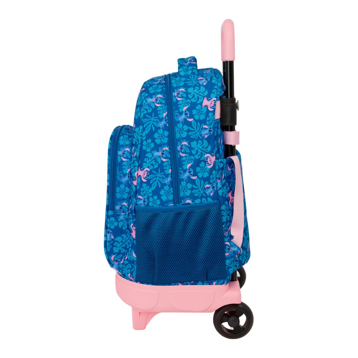 Mochila grande con ruedas compact extraible Stitch Safta azul marino Azul marino-3
