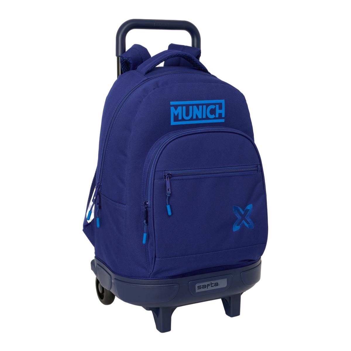 Imagem 0 de Mochila Grande com Rodas Compact Amovível Munich "Marino" - Azul Marinho