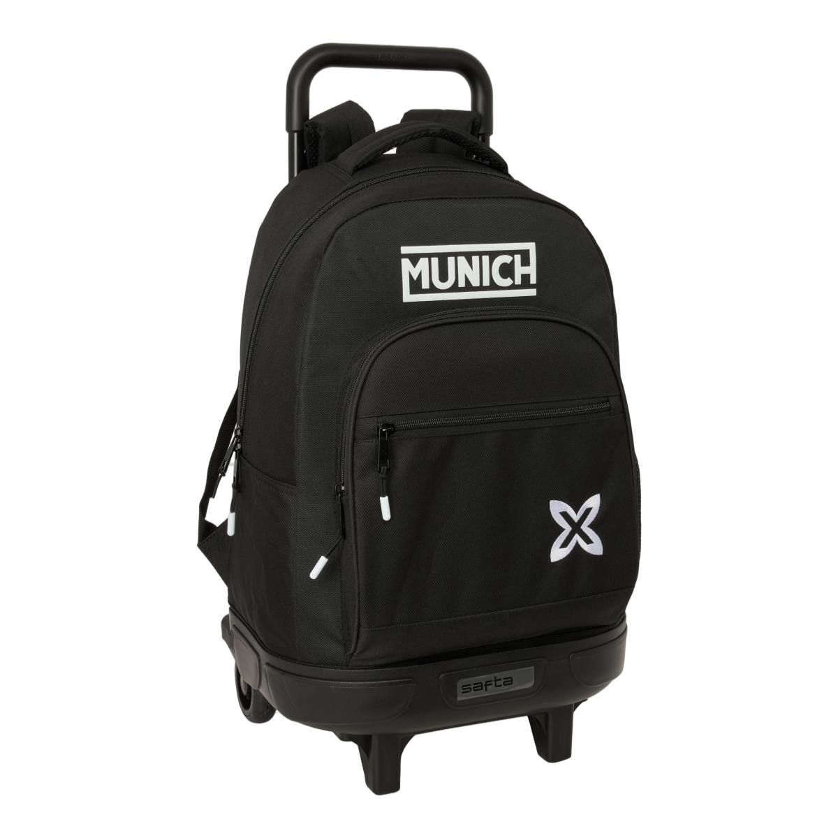 Imagen 0 de Mochila grande con ruedas compact extraible Munich "Negro" negro