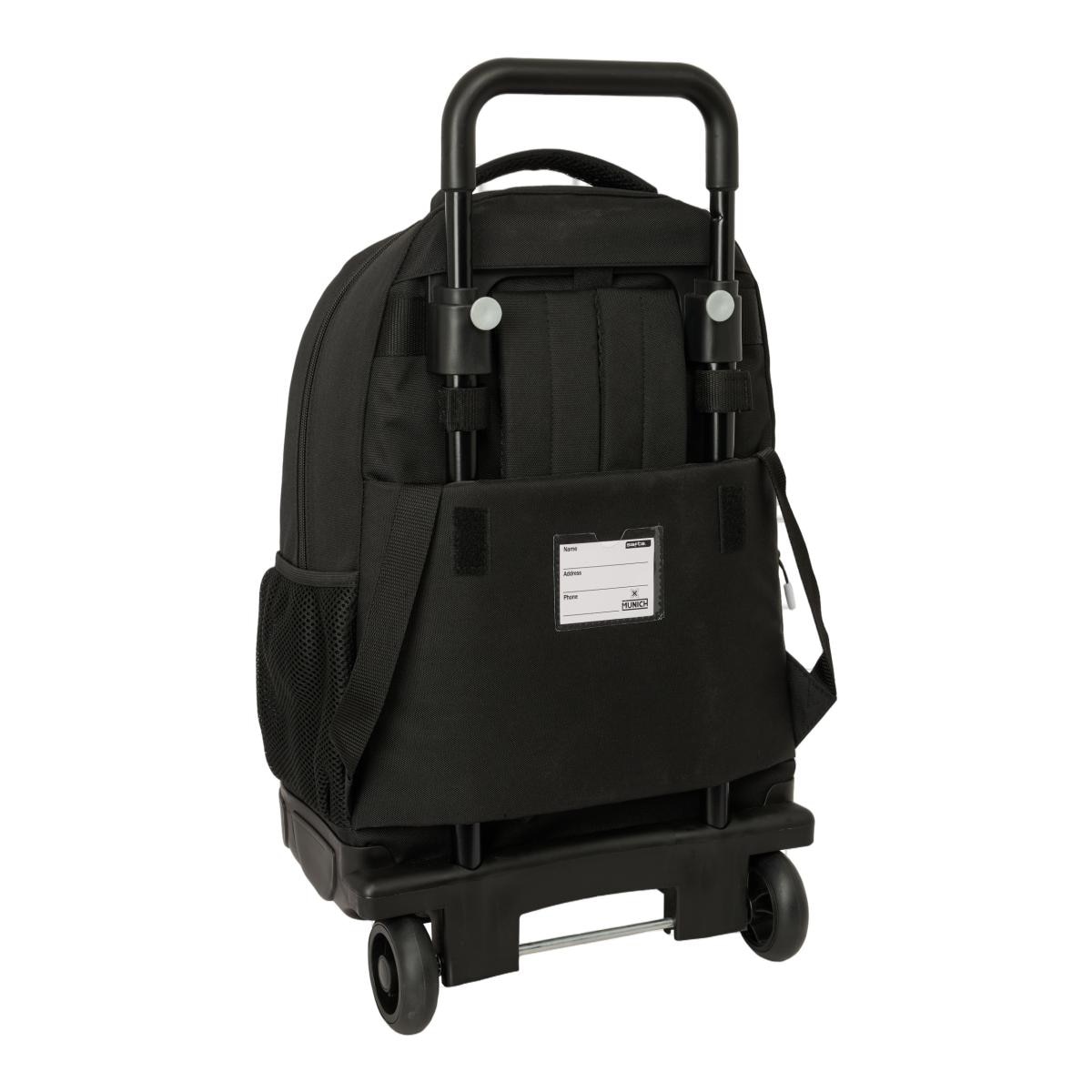 Mochila grande con ruedas compact extraible Munich "Negro" negro Negro-2