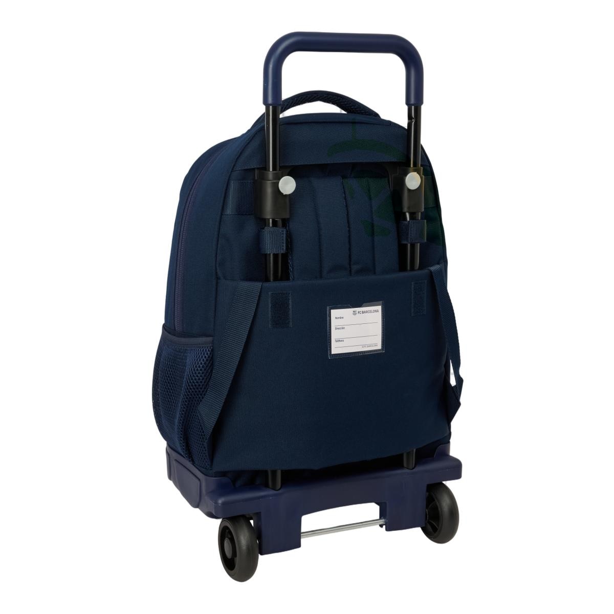 Mochila Grande com Rodas Compact extraible F.C. Barcelona - Azul e Granate Azul / Grená-2