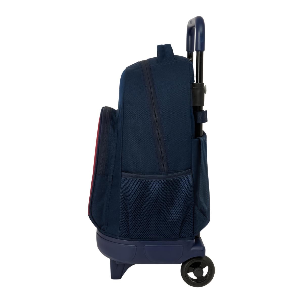 Mochila Grande com Rodas Compact extraible F.C. Barcelona - Azul e Granate Azul / Grená-3