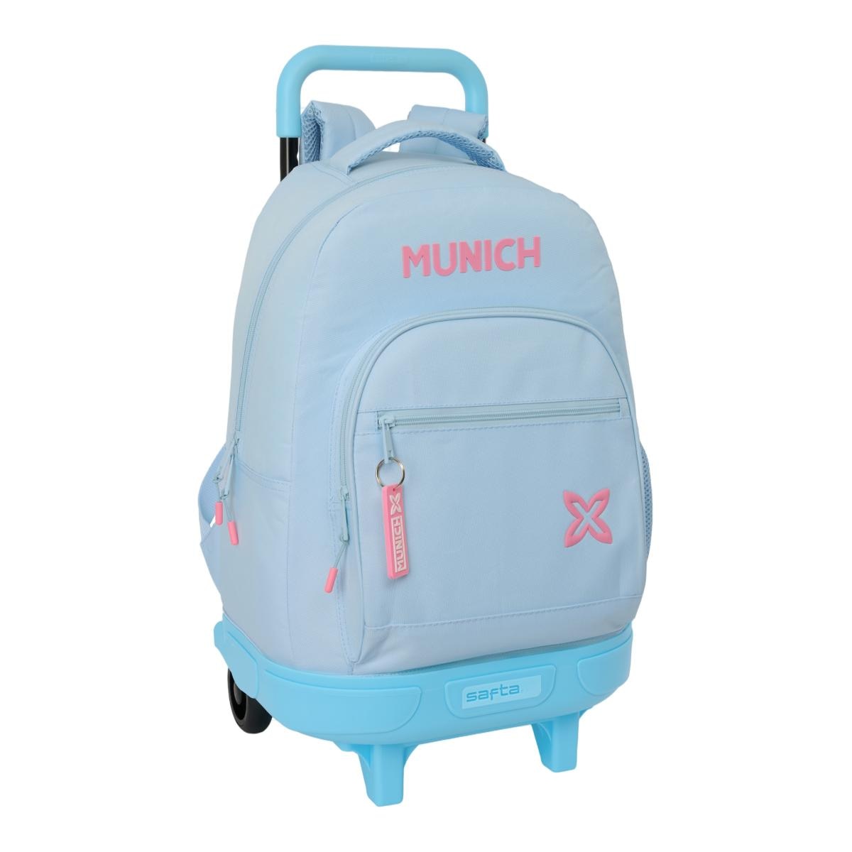 Imagem 0 de Mochila Grande com Rodas Compact Amovível Munich - Azul Celeste
