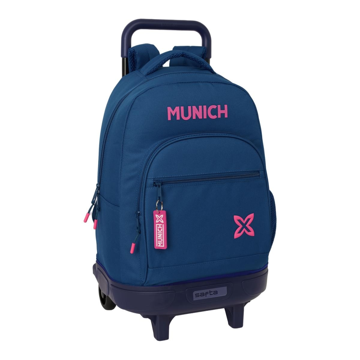 Imagen 0 de Mochila grande con ruedas compact extraible Munich "Navy" azul navy